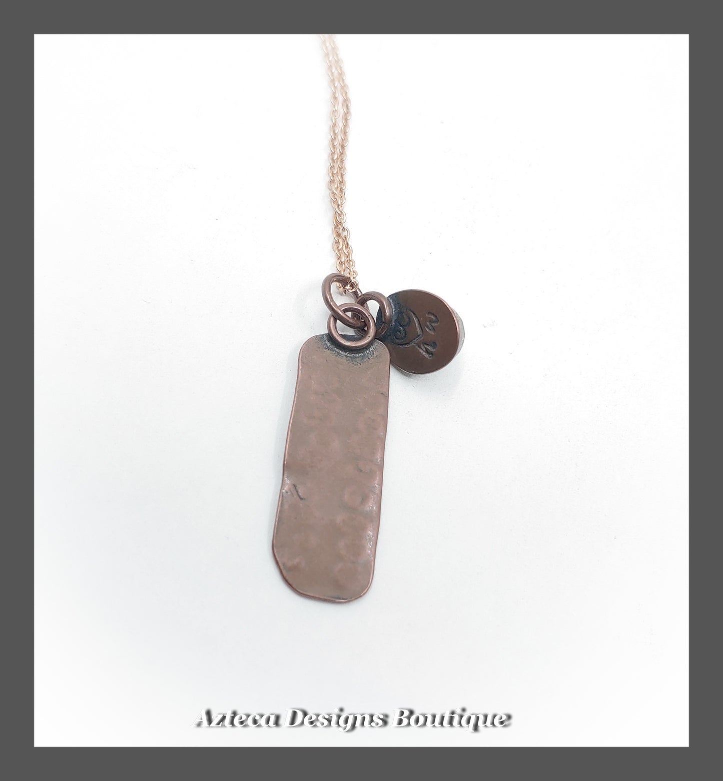 Golden Hill Turquoise + Copper + Stainless Steel + Specimen Necklace