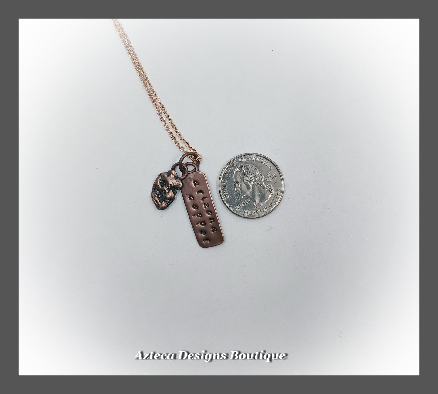 Copper Nugget + Copper + Stainless Steel + Specimen Necklace